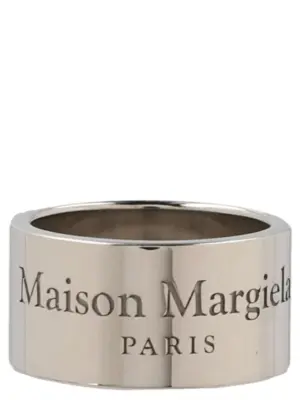 Logo ring MAISON MARGIELA Silver