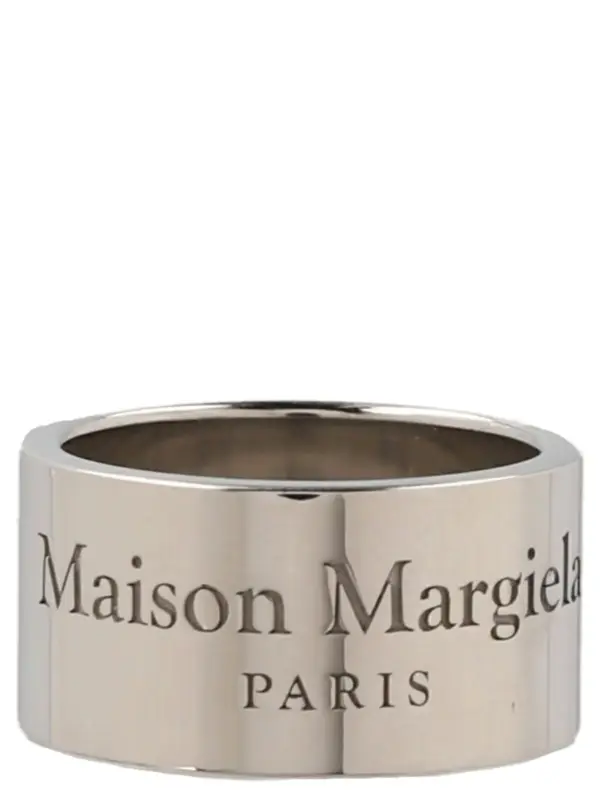Logo ring MAISON MARGIELA Silver
