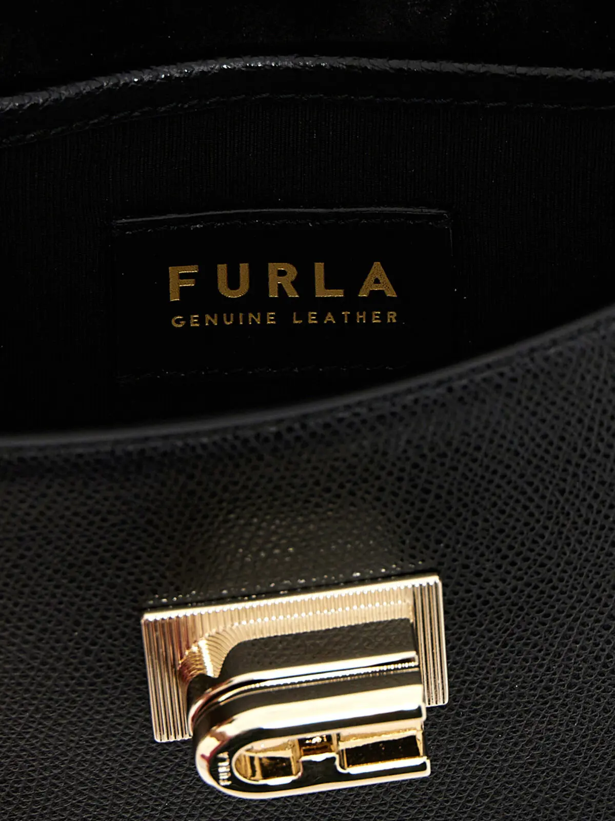 Міні-сумка Furla 1927 Чорна 4 'Furla 1927' mini shoulder bag 100% leather FURLA Black