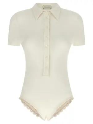 '01' bodysuit MAGDA BUTRYM White