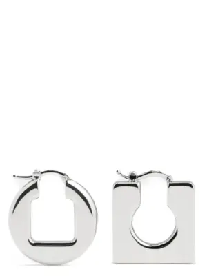 'Les Boucles Rond Carré' earrings JACQUEMUS Silver