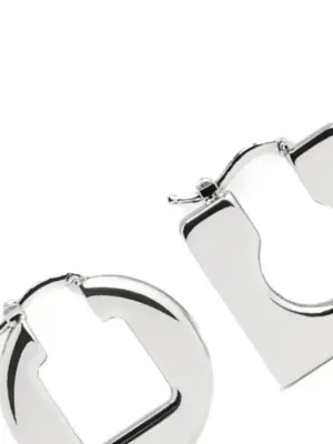'Les Boucles Rond Carré' earrings 23HJWW00567AOT4005980 JACQUEMUS Silver