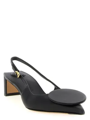 'Duelo B' slingback Woman JACQUEMUS Black