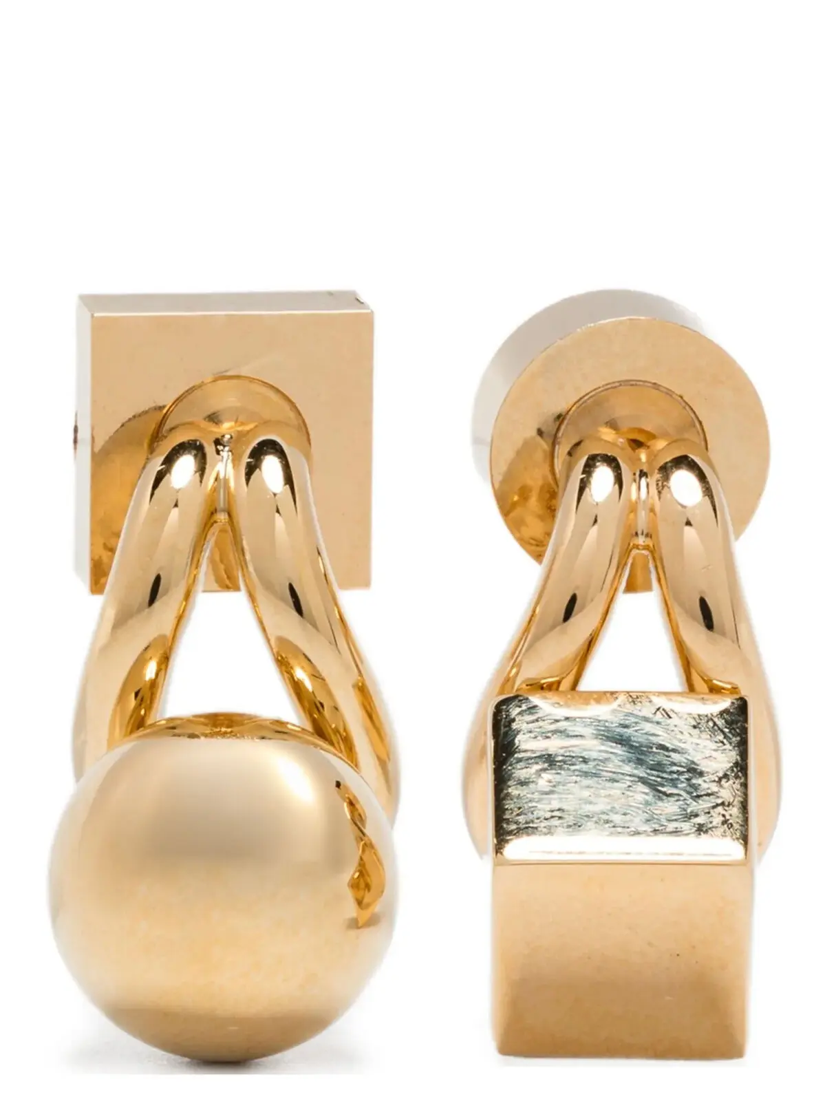 Сережки Jacquemus Les Puces Nodo Золоті 1 'Les Puces Nodo' earrings JACQUEMUS Gold