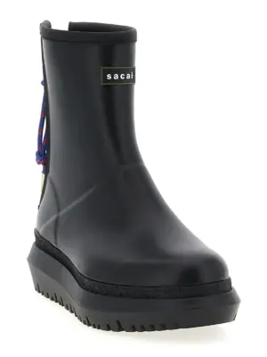 'Rubber Boots' ankle boots 2501013S001 SACAI Black