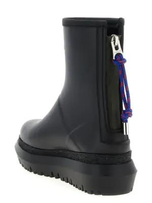'Rubber Boots' ankle boots Woman SACAI Black