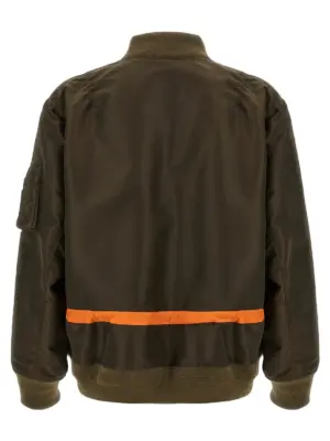 Twill nylon blouson 2503785M531 SACAI Green