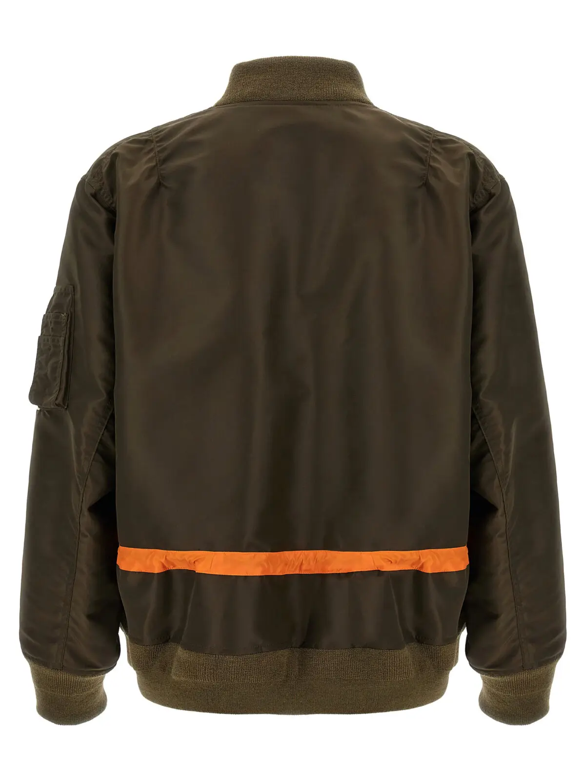 Куртка-бомбер Sacai з нейлону твілл Зеленa 2 Twill nylon blouson 2503785M531 SACAI Green