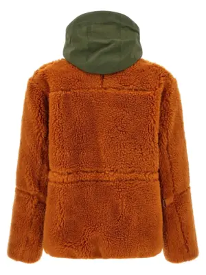 Faux shearling parka 2503854M858 SACAI Multicolor