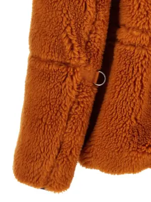 Faux shearling parka 50% wool 28% acrylic 22% polyester SACAI Multicolor