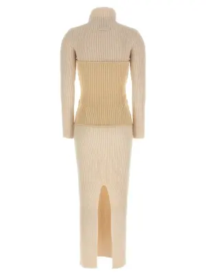 Corset dress 2503WDR005K0010103 JEAN PAUL GAULTIER White