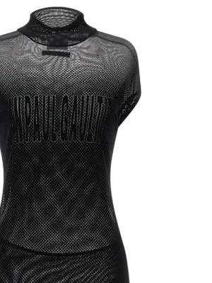 Flocked dress Woman JEAN PAUL GAULTIER Black