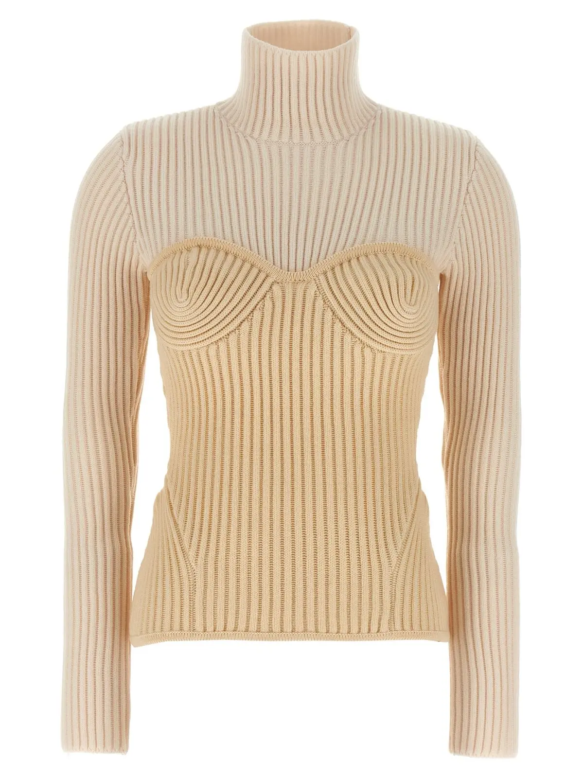 Светр Jean Paul Gaultier Corset Білий 1 Corset sweater JEAN PAUL GAULTIER White