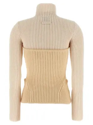 Corset sweater 2503WPO005K0010103 JEAN PAUL GAULTIER White