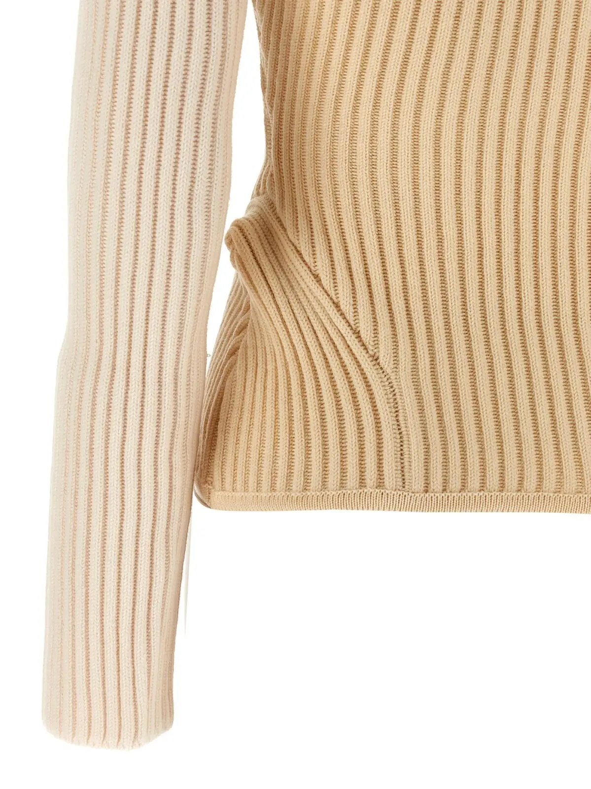 Светр Jean Paul Gaultier Corset Білий 4 Corset sweater 100% merino wool JEAN PAUL GAULTIER White