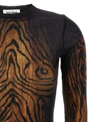 'Wood' top Woman JEAN PAUL GAULTIER Multicolor