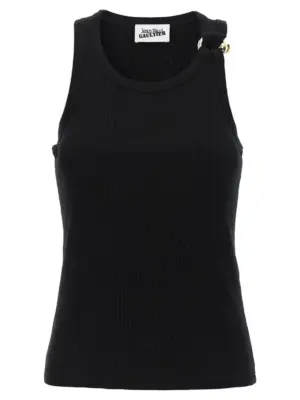 'Black Piercing' tank top JEAN PAUL GAULTIER Black