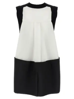 Patchwork vest 2507850004 SACAI White/Black