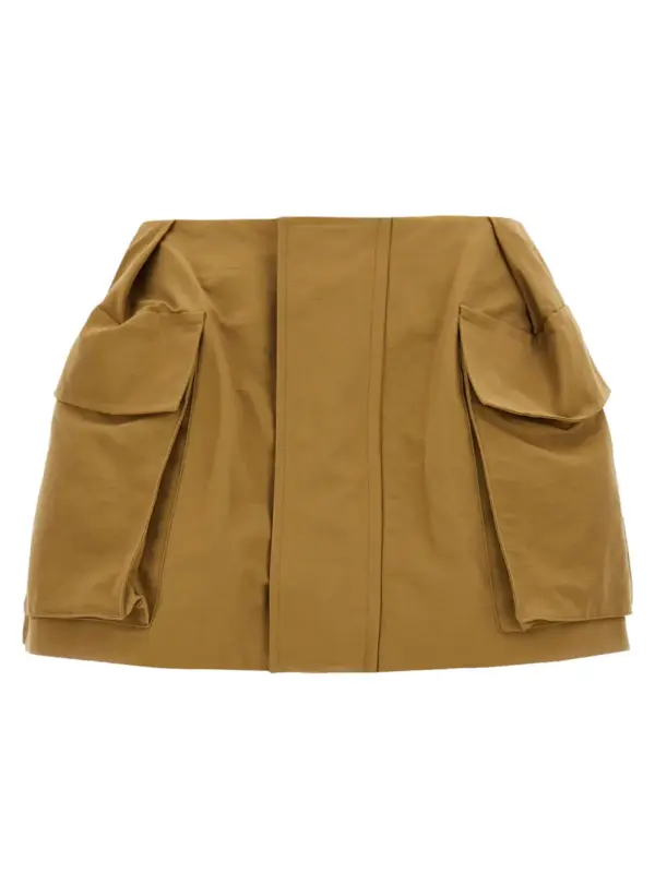 Cargo skort SACAI Beige