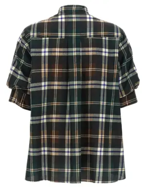 Knitted panel shirt 2507894564 SACAI Multicolor