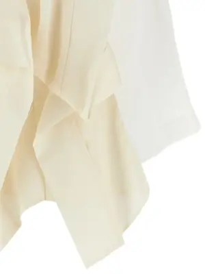 Flounced T-shirt 100% cotton SACAI White