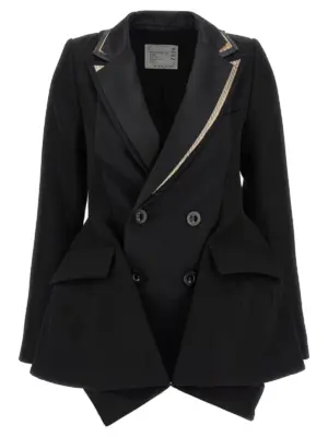 Multilayer blazer SACAI Black