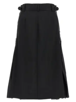 'Cargo Mix' skirt 2507949001 SACAI Black