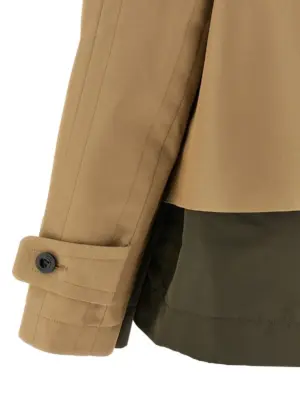 Double layer jacket 63% cotton