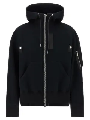 'Sponge' hoodie SACAI Black