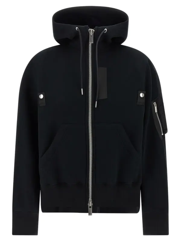 'Sponge' hoodie SACAI Black