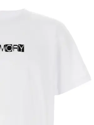 'Memory' T-shirt Woman SACAI White/Black