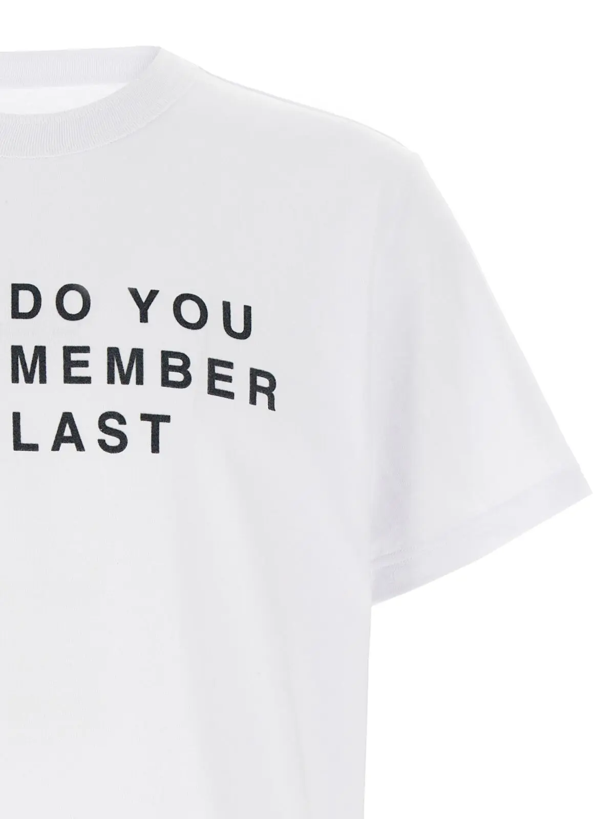 Футболка Sacai Flocked Біла 3 Flocked T-shirt Woman SACAI White