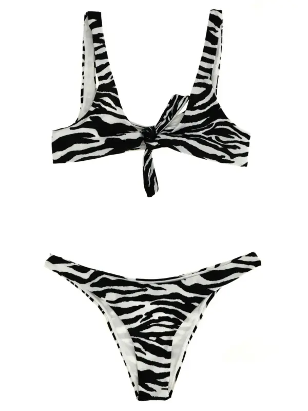 'Estate Meravigliosa' bikini THE ATTICO White/Black