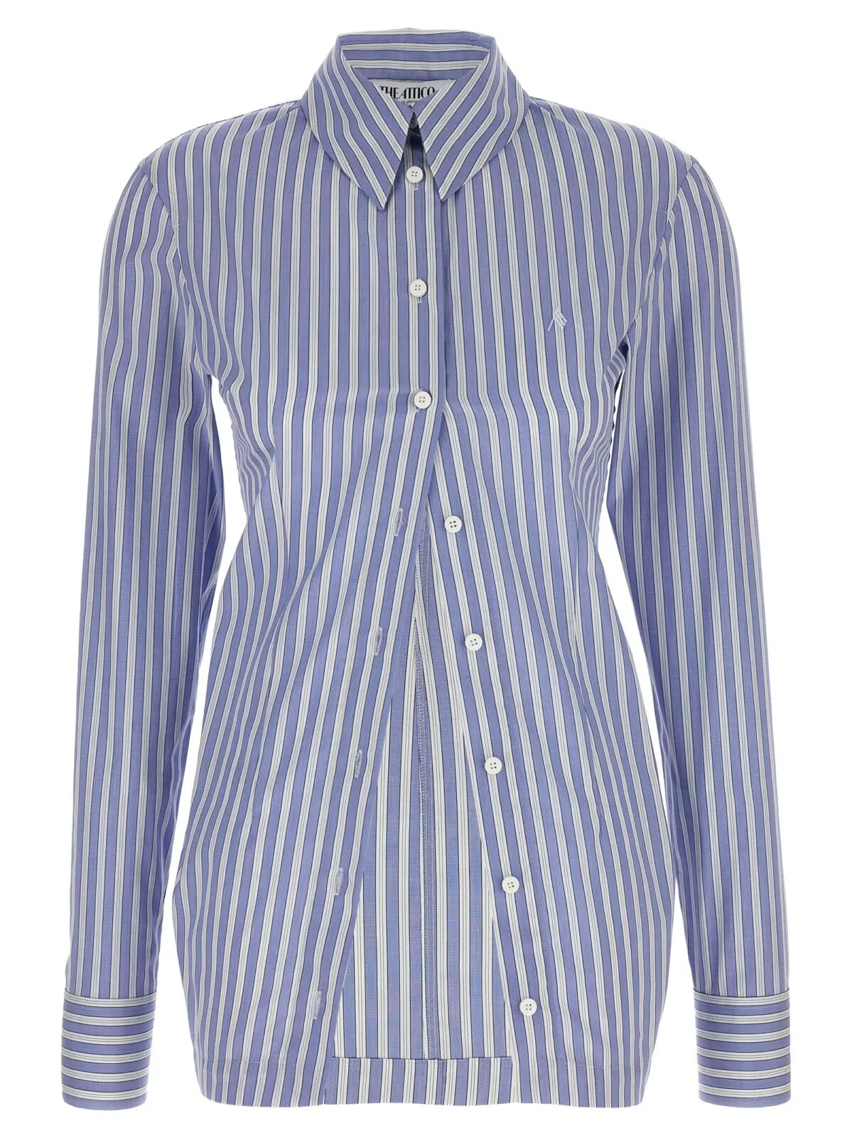 Сорочка The Attico Striped Багатокольорова 1 Striped shirt THE ATTICO Multicolor