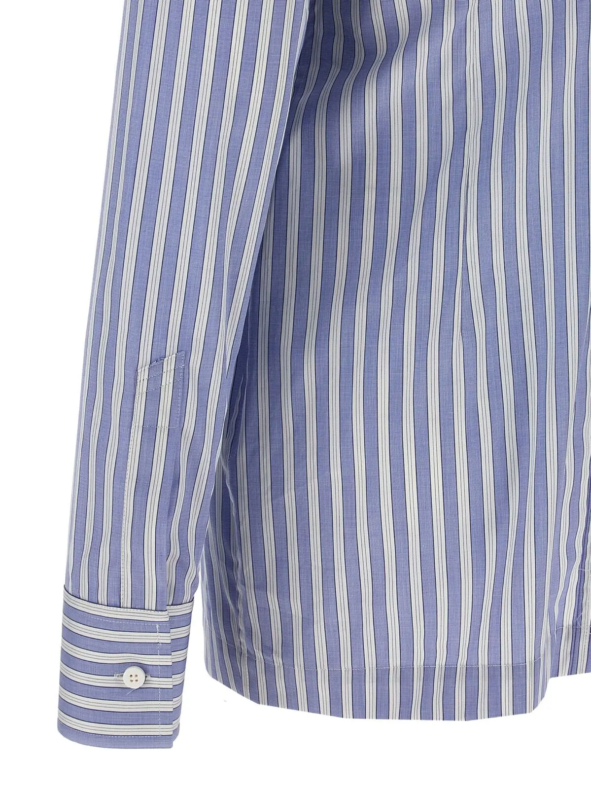 Сорочка The Attico Striped Багатокольорова 4 Striped shirt 100% cotton THE ATTICO Multicolor