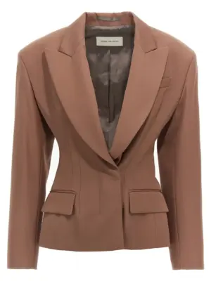 'Bohana' blazer DRIES VAN NOTEN Brown