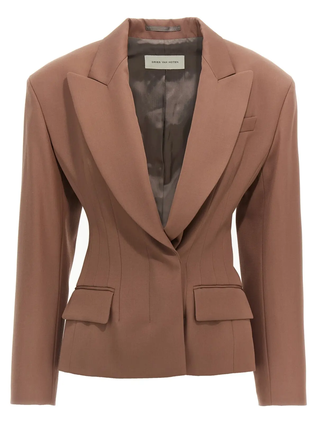 Блейзер Bohana Dries Van Noten Коричневий 1 'Bohana' blazer DRIES VAN NOTEN Brown