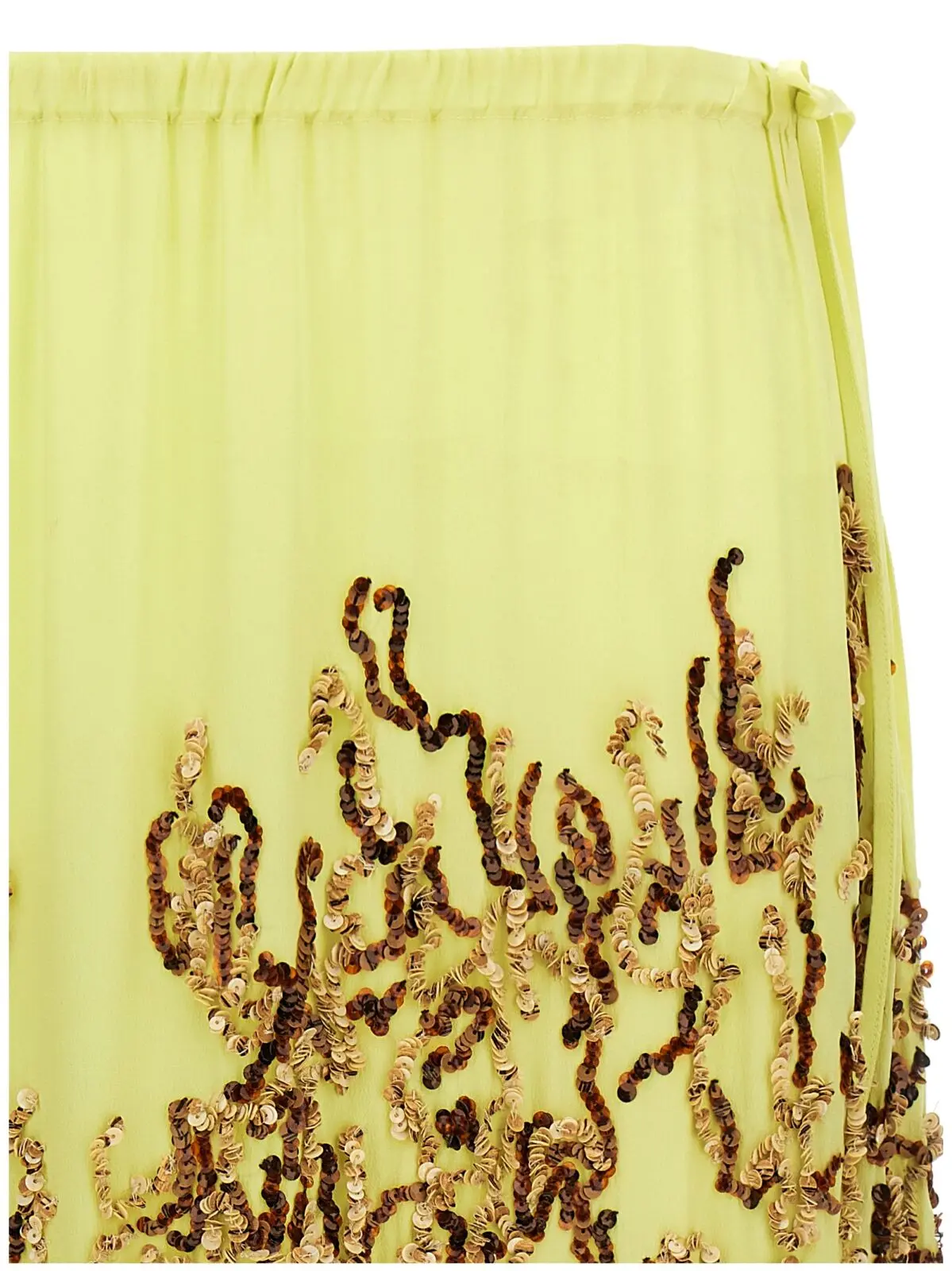 Спідниця Salga Dries Van Noten Жовта 3 'Salga' skirt Woman DRIES VAN NOTEN Yellow