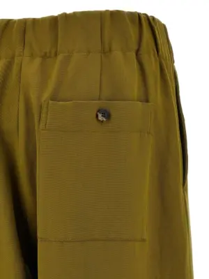 'Pila' pants 63% wool 23% pi 14% polyamide DRIES VAN NOTEN Green