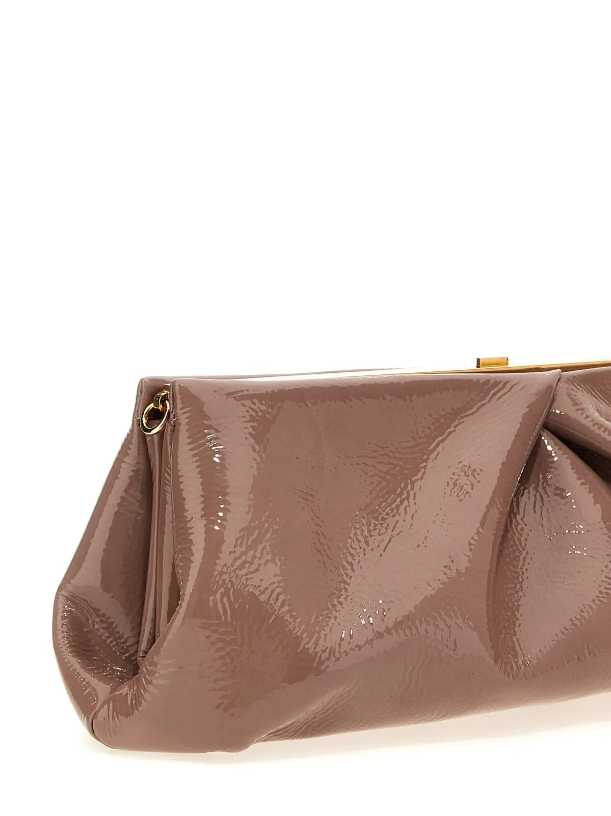 Клатч Dries Van Noten Patent Рожевий 3 Patent clutch Woman DRIES VAN NOTEN Pink