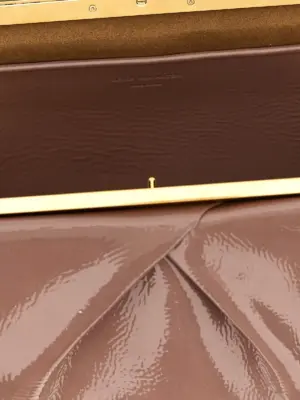 Patent clutch 100% calfskin leather (Bos Taurus) DRIES VAN NOTEN Pink