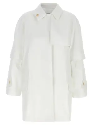 'Baba' trench coat MAX MARA White