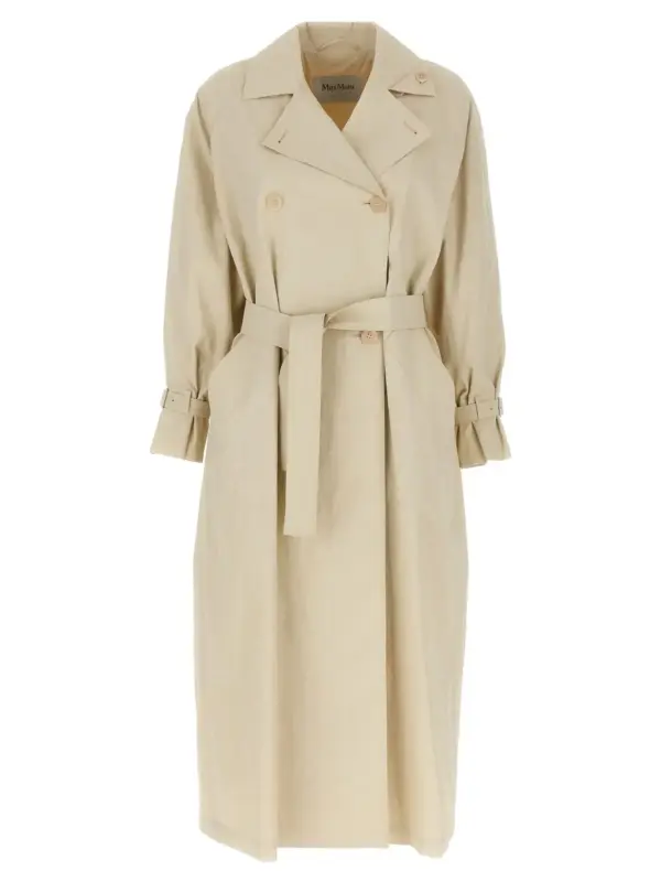 'Ronco' trench coat MAX MARA Beige