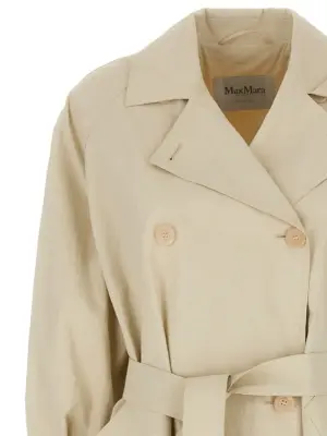 'Ronco' trench coat Woman MAX MARA Beige