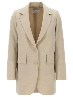 'Acacia1234' blazer MAX MARA Beige