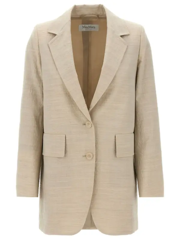 'Acacia1234' blazer MAX MARA Beige