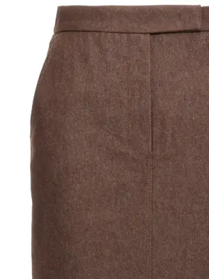 'Pianosa' skirt Woman MAX MARA Brown