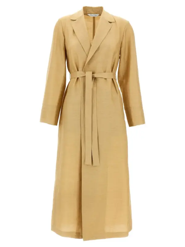 'Meandro' coat MAX MARA Beige