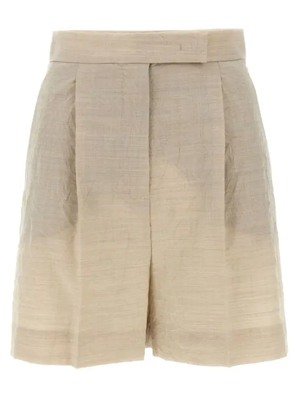 'Abisso1234' shorts MAX MARA Beige