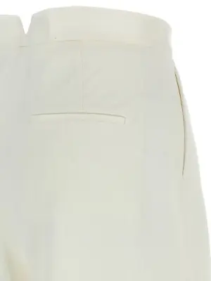 'Chenzia' pants 100% cotton MAX MARA White